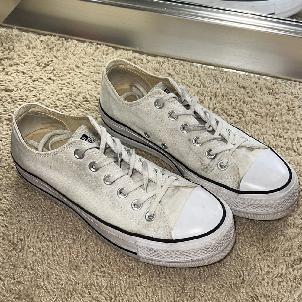 low top platform converse